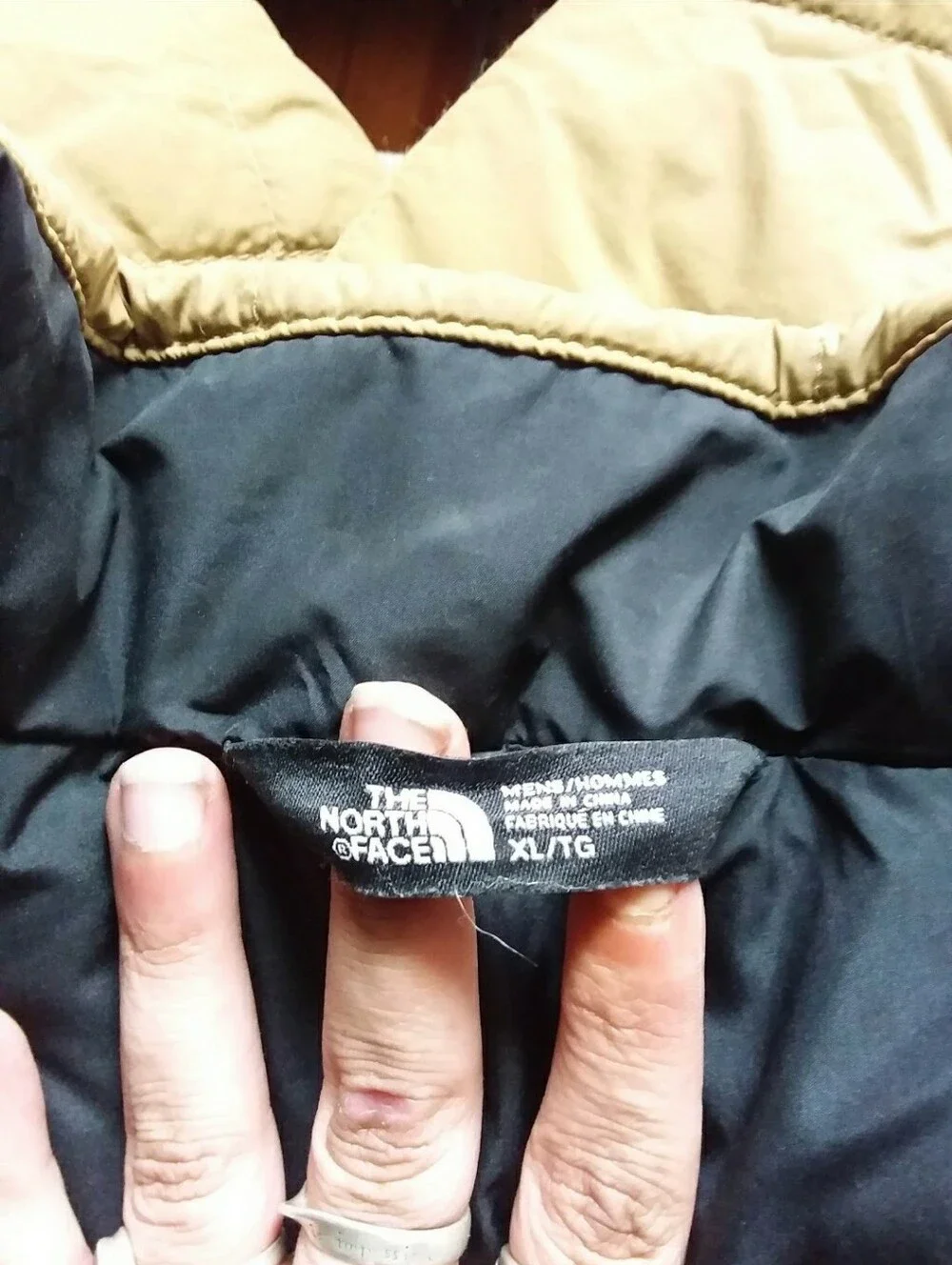 The North Face Men's Quilted Lightweight Jacket in Tan